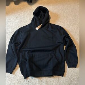 Fear of God Essentials Pullover BlackChest Logo Hoodie Men’s Size xl
